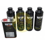U-POL Raptor 4 Litre Protective Paint Coating Kit Black
